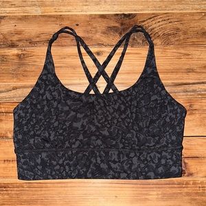 SOLD Lululemon long lined sports bra. Size 8.